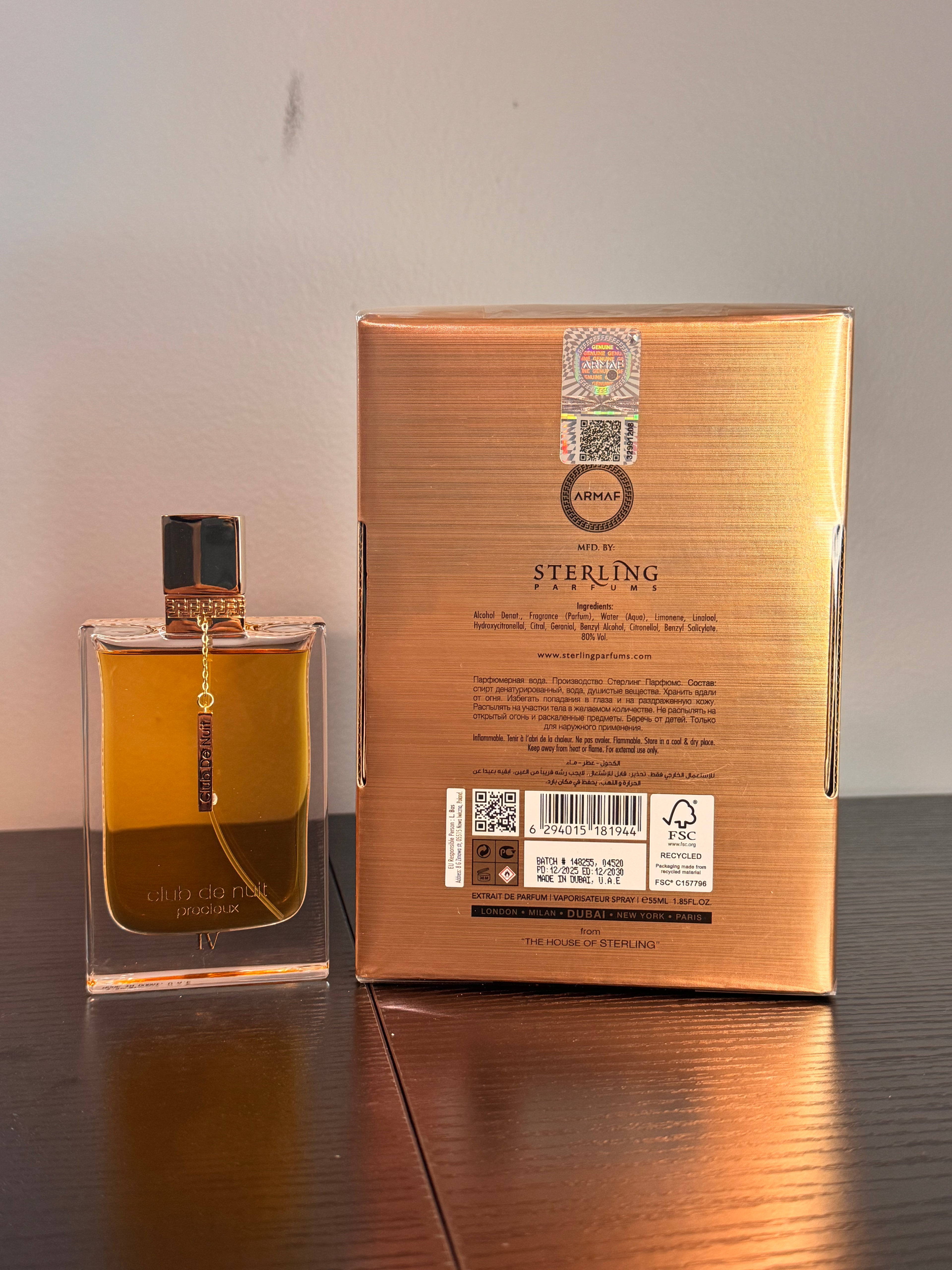 Armaf Club De Nuit Precieux IV Extrait De Parfum 55ml